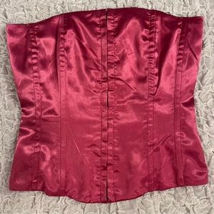 🍒PRINCESS POLLY PINK SILKY CORSET🍒